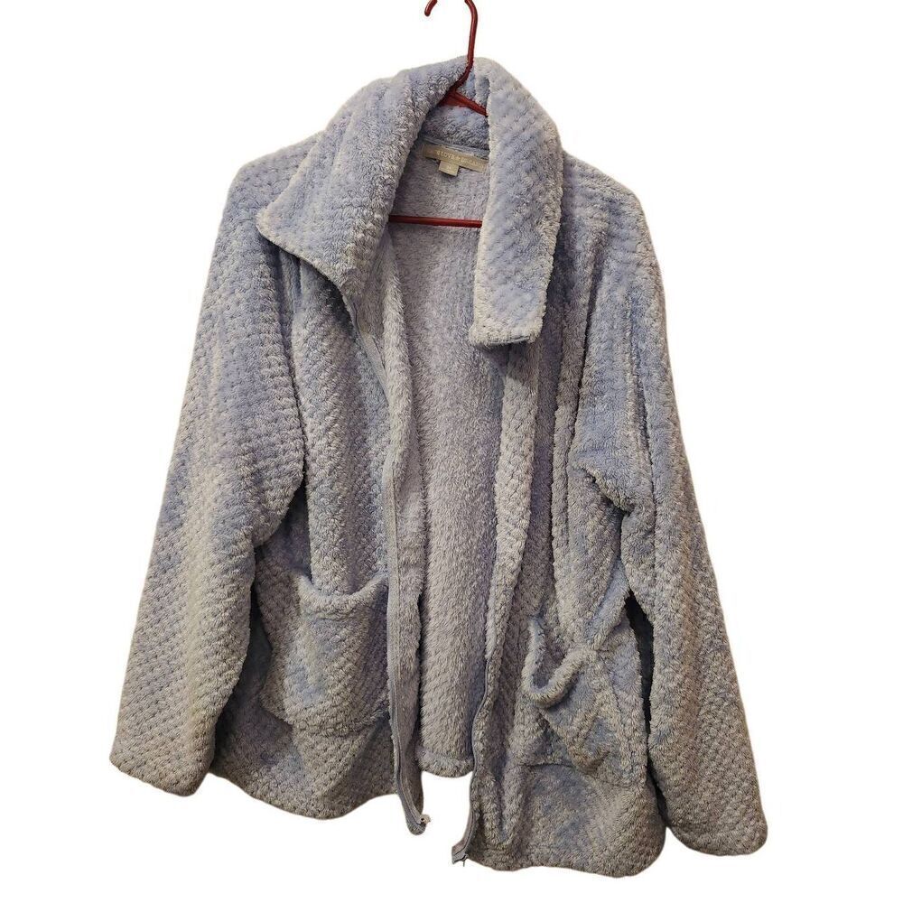 Peace, Love & Dreams Baby Blue Soft Jacket. Size 3XL